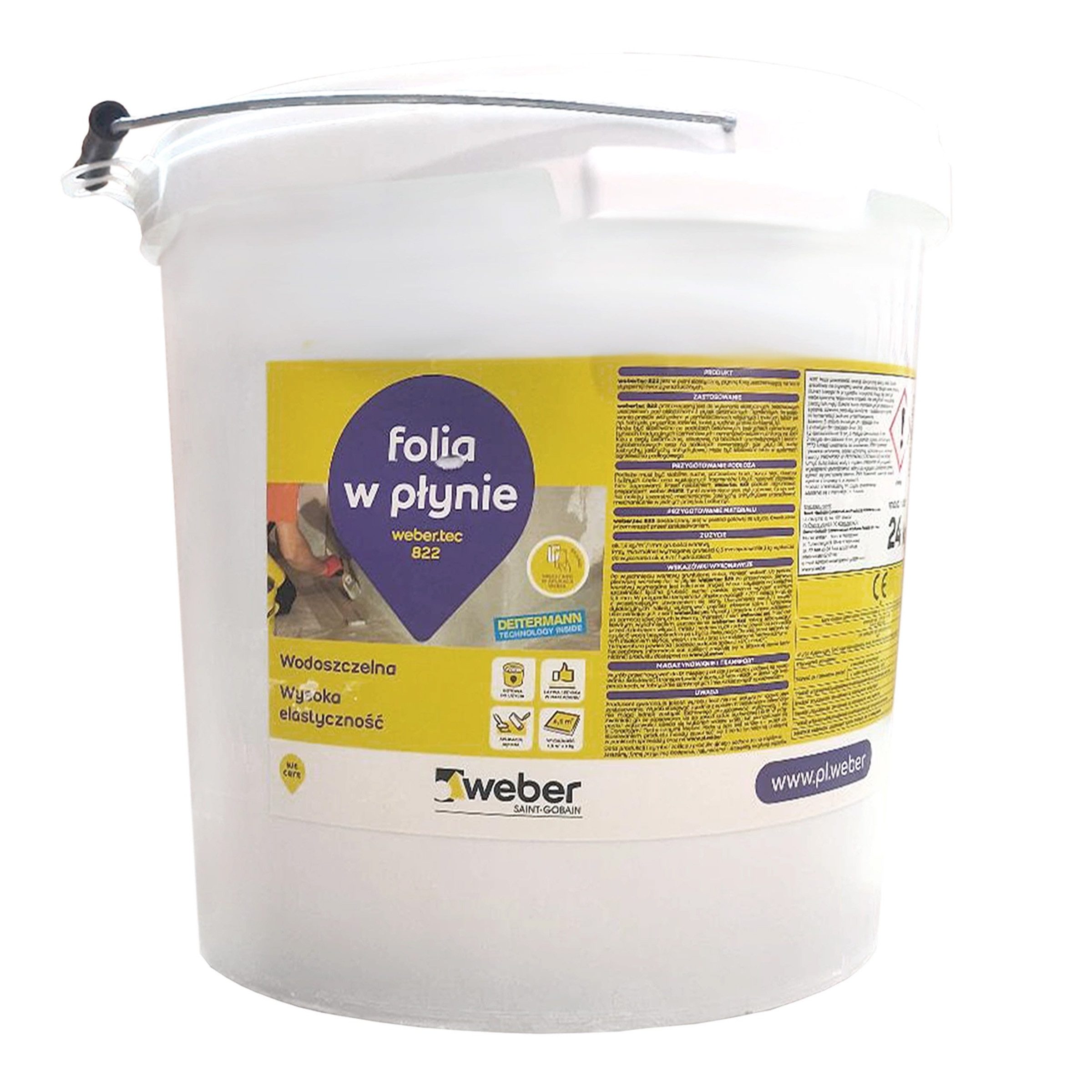 Saint Gobain Weber Mörtel weber.tec 822 Flüssige Dichtfolie 24kg