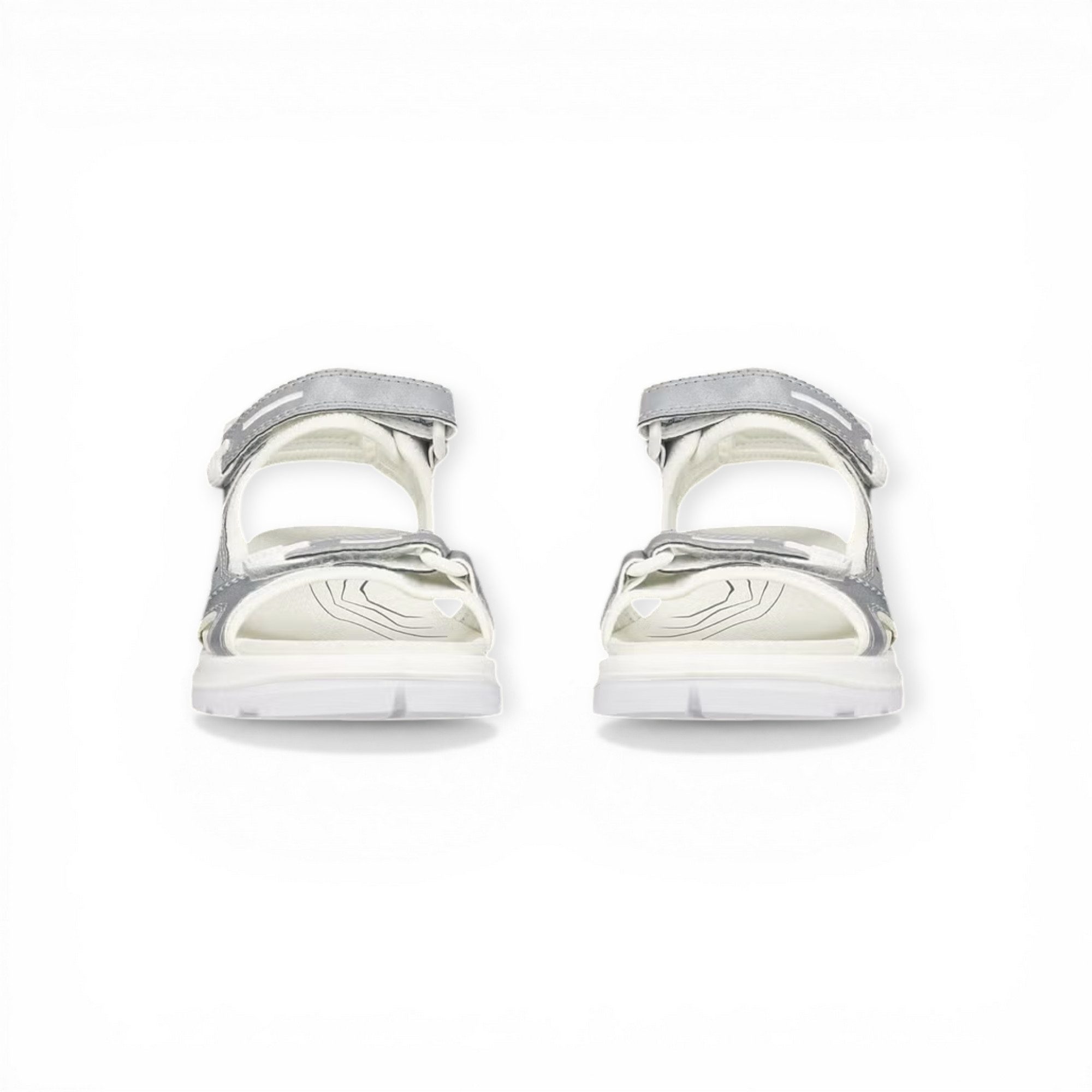 Ecco Offroad 3S Reflective weiss/silber Damen Sandale