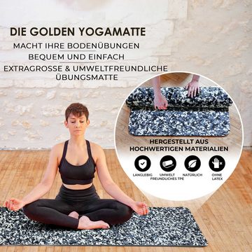 GOLDEN Yogamatte GOLDEN 8mm Yogamatte Rutschfest Sportmatte 183*81*0.80cm
