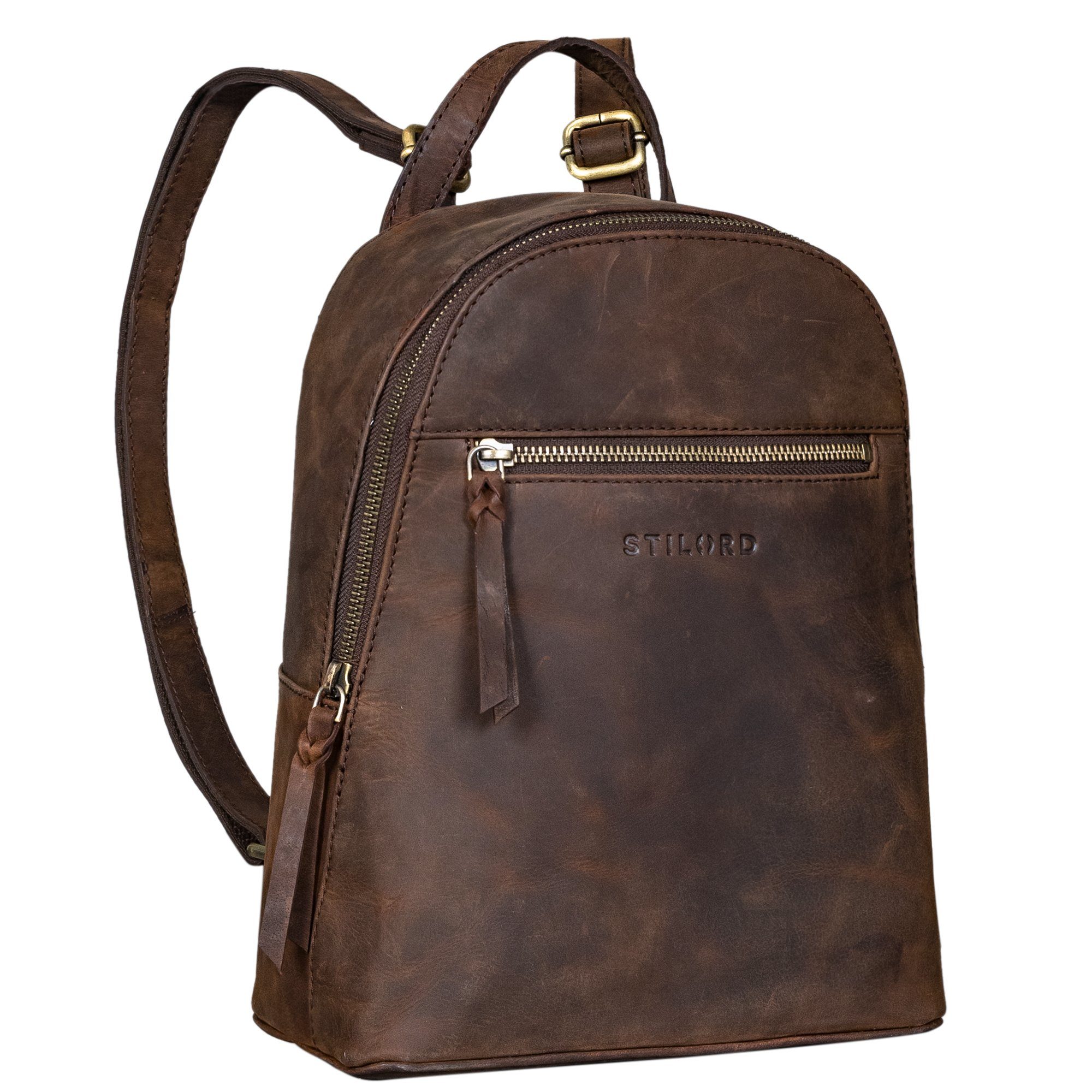 Cityrucksack "Amira" Kleiner Rucksack Frauen Leder