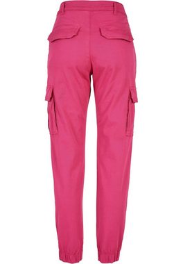 URBAN CLASSICS Cargohose Urban Classics Damen Ladies Cotton Twill Utility Pants (1-tlg)