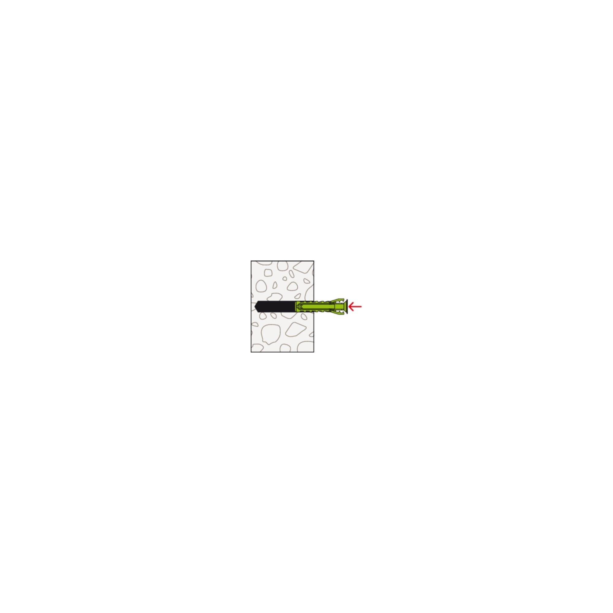 fischer Spreizdübel fischer Dübel SX Plus Green 10x50 K 5 Stk