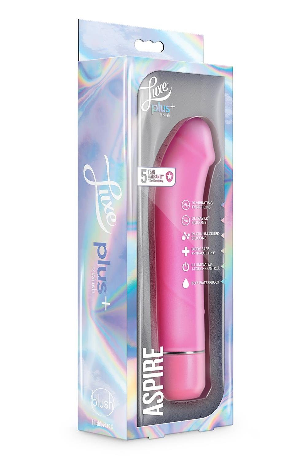 Luxe Plud Pink G-Punkt-Vibrator Aspire Blush