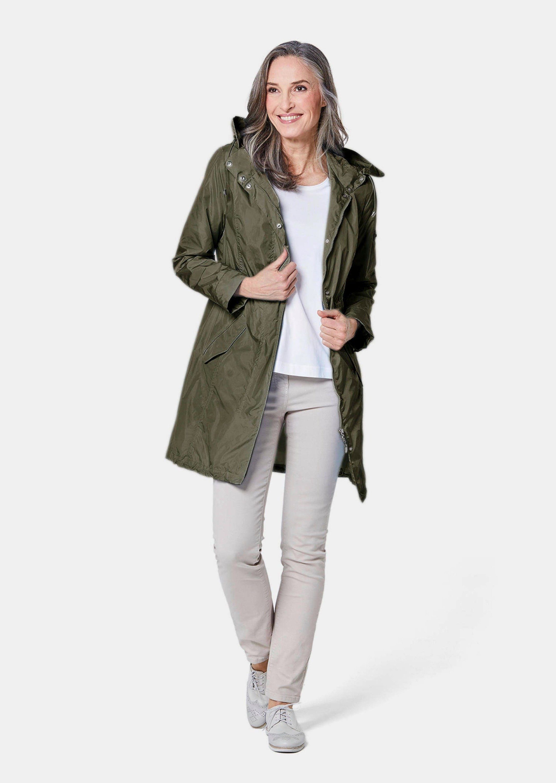 GOLDNER Outdoorjacke Trendiger leichter Regen Parka günstig online kaufen