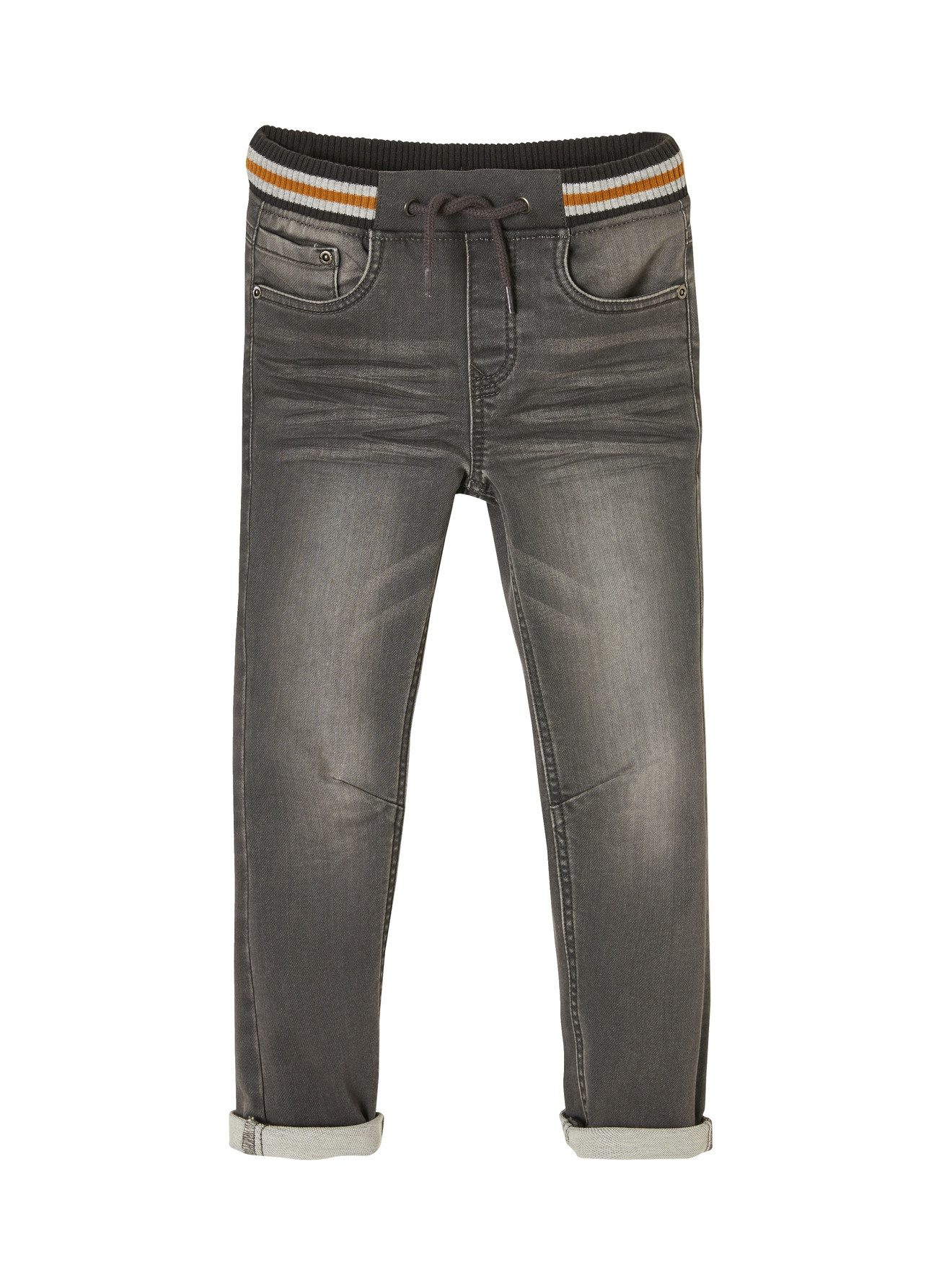vertbaudet Bequeme Jeans Jungen Sweathose, Denim-Optik