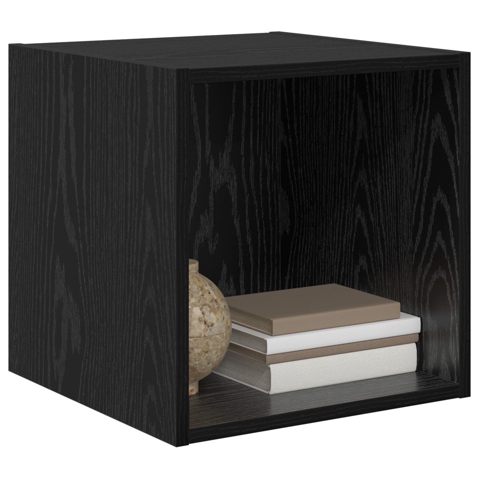 vidaXL Regal Wandschrank Schwarze Eiche 37 günstig online kaufen