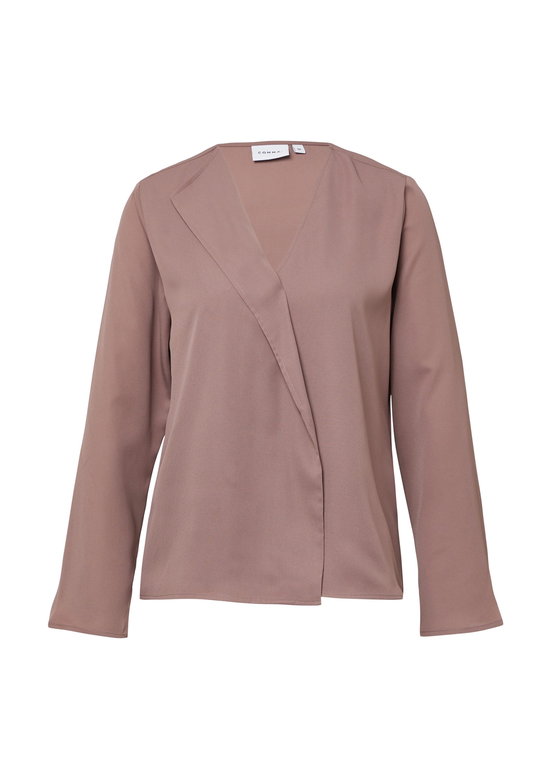comma Langarmbluse Bluse Feminine Bluse mit günstig online kaufen