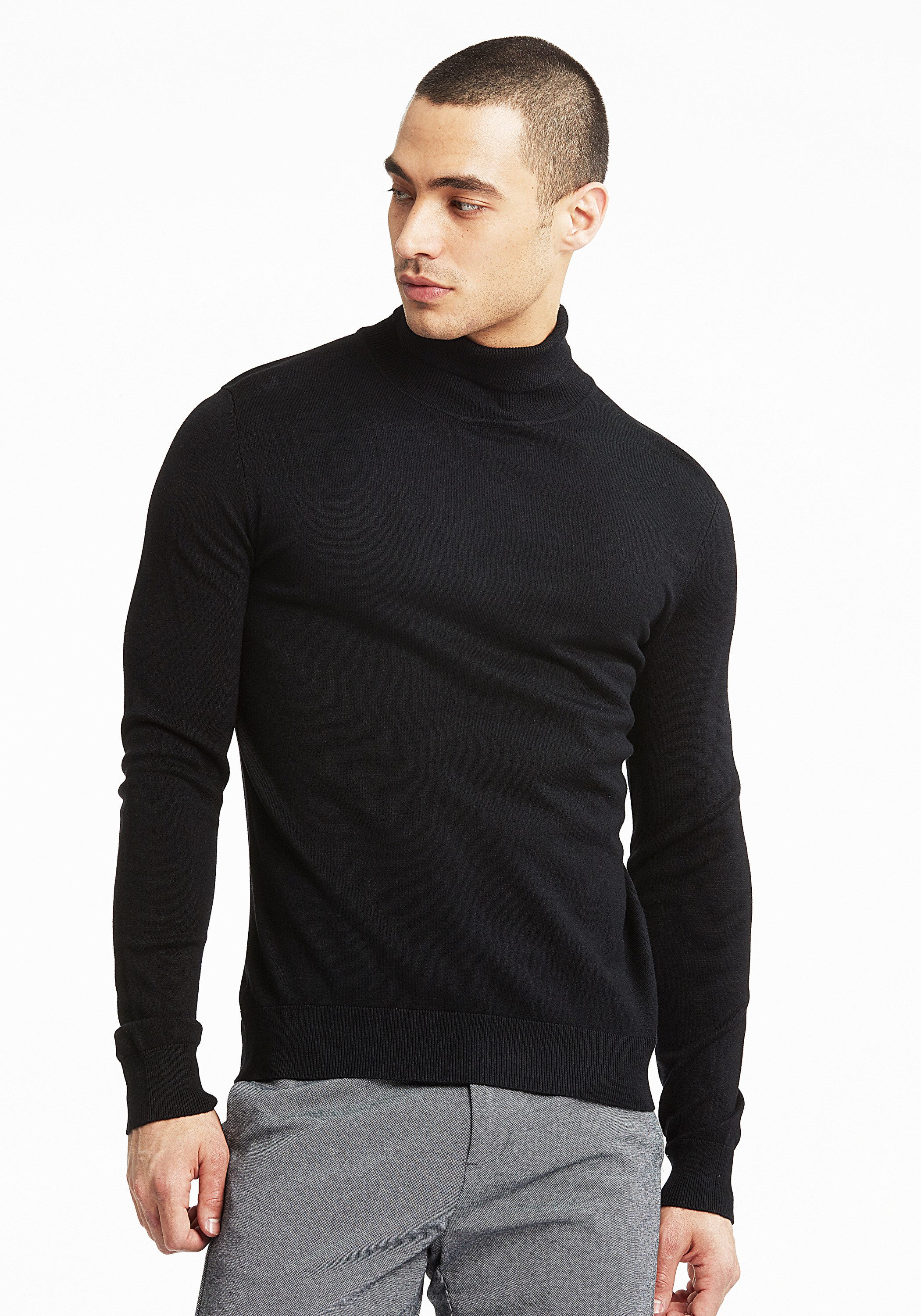 LINDBERGH Rollkragenpullover Rollkragenpull Slim Fit