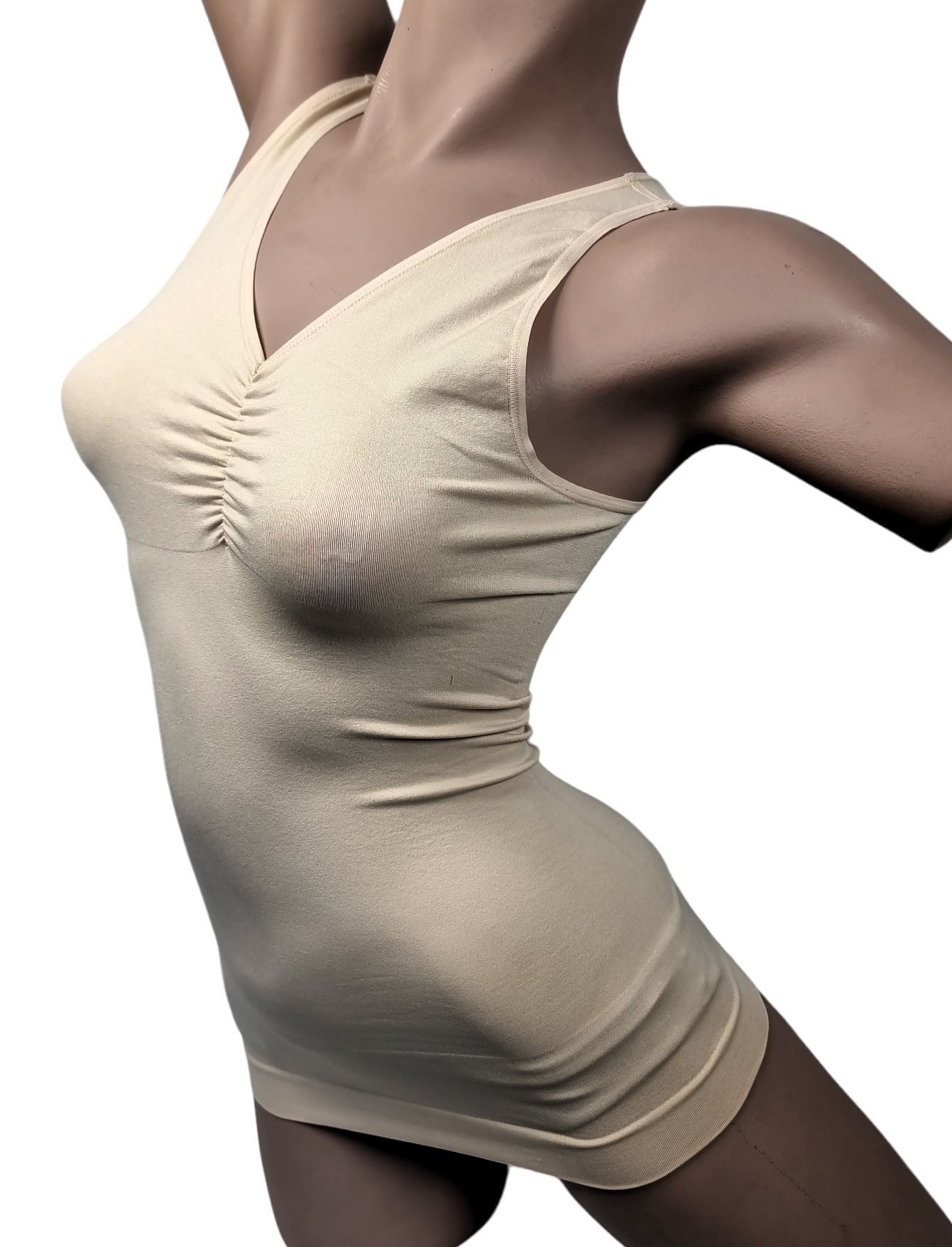 Toker Collection® Funktionsunterhemd Ladies Top elastisch Form-Top - Seamless Unterhemd mit Shaping-Effek (Pack, 1 Stück) Materialmix