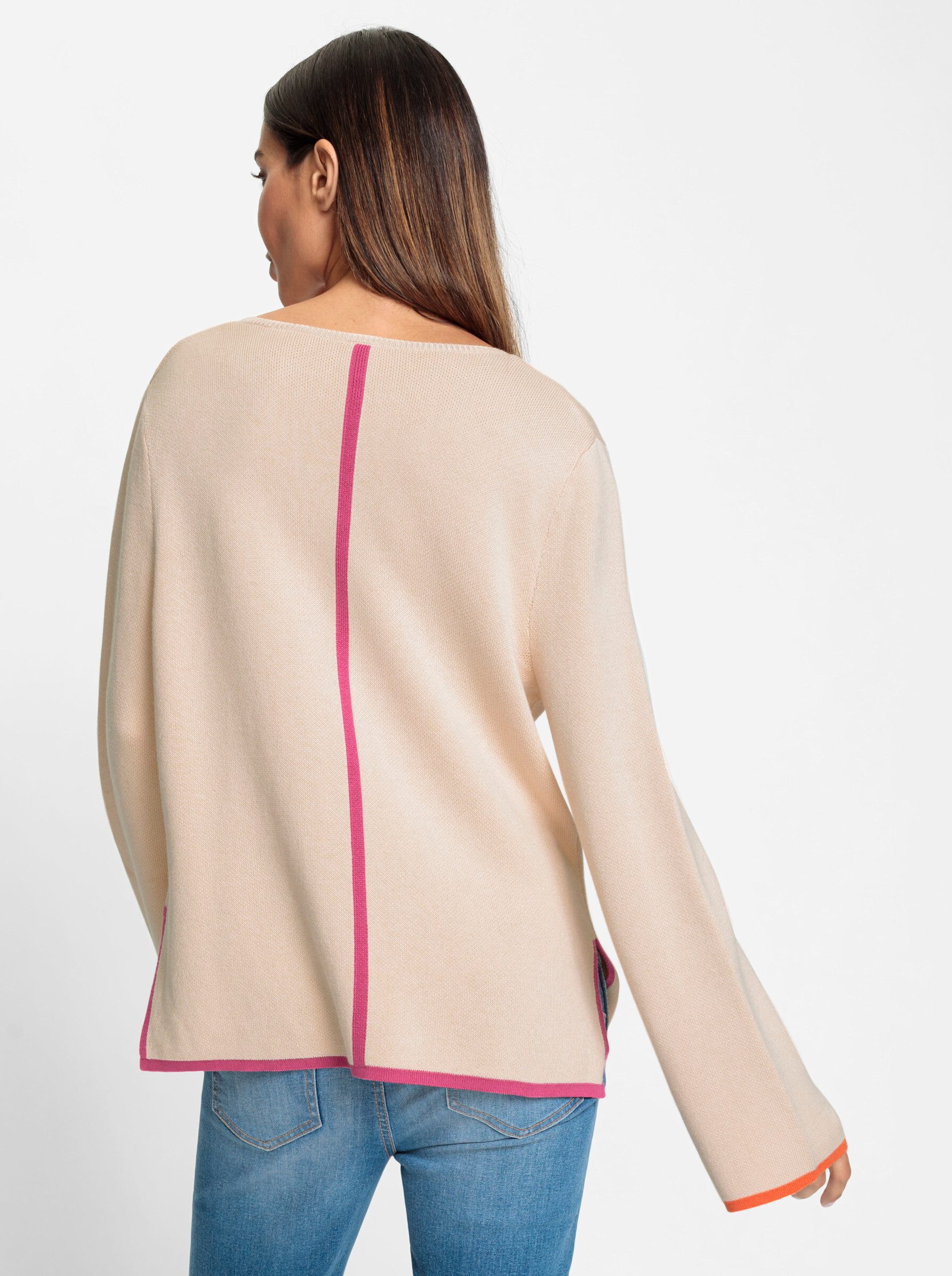 heine Strickpullover V-Ausschnitt-Pullover . günstig online kaufen