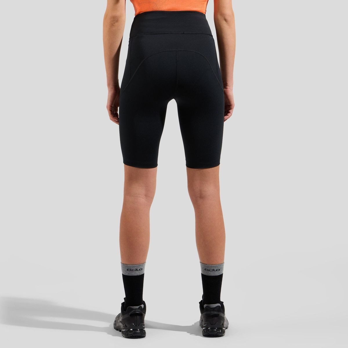 Odlo Laufshorts The Ascent Lightweight Short Hiking Tights Leichte und bequeme Tights mit hohem Bund, ideal für Laufen und