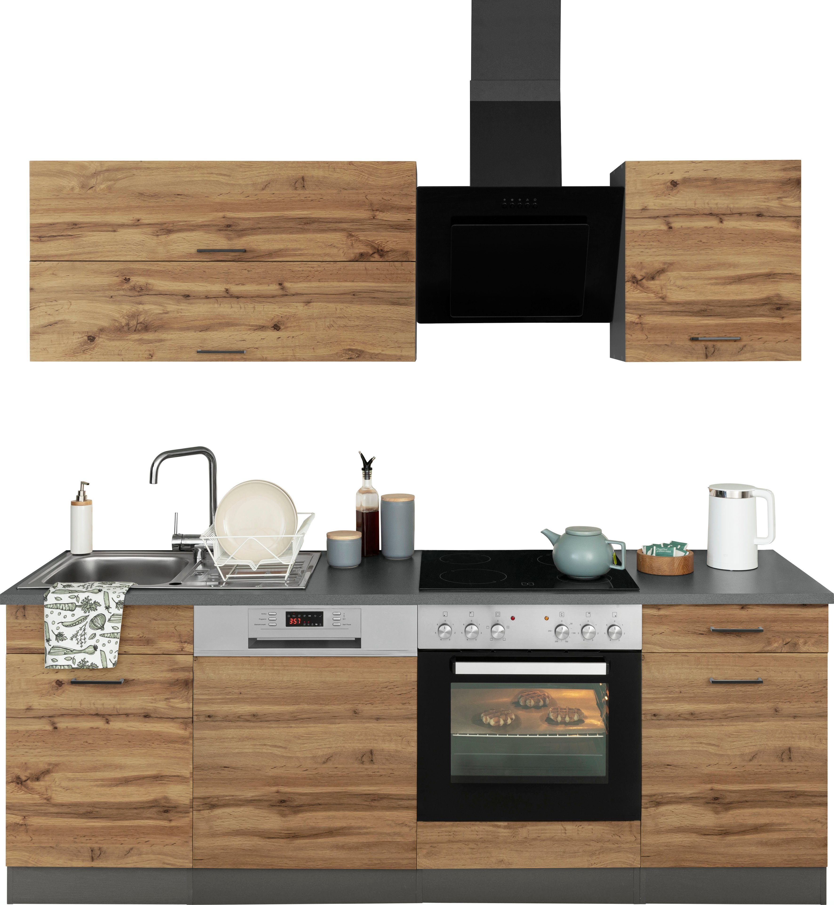 Front: wotaneichefarben | Korpus: grafit