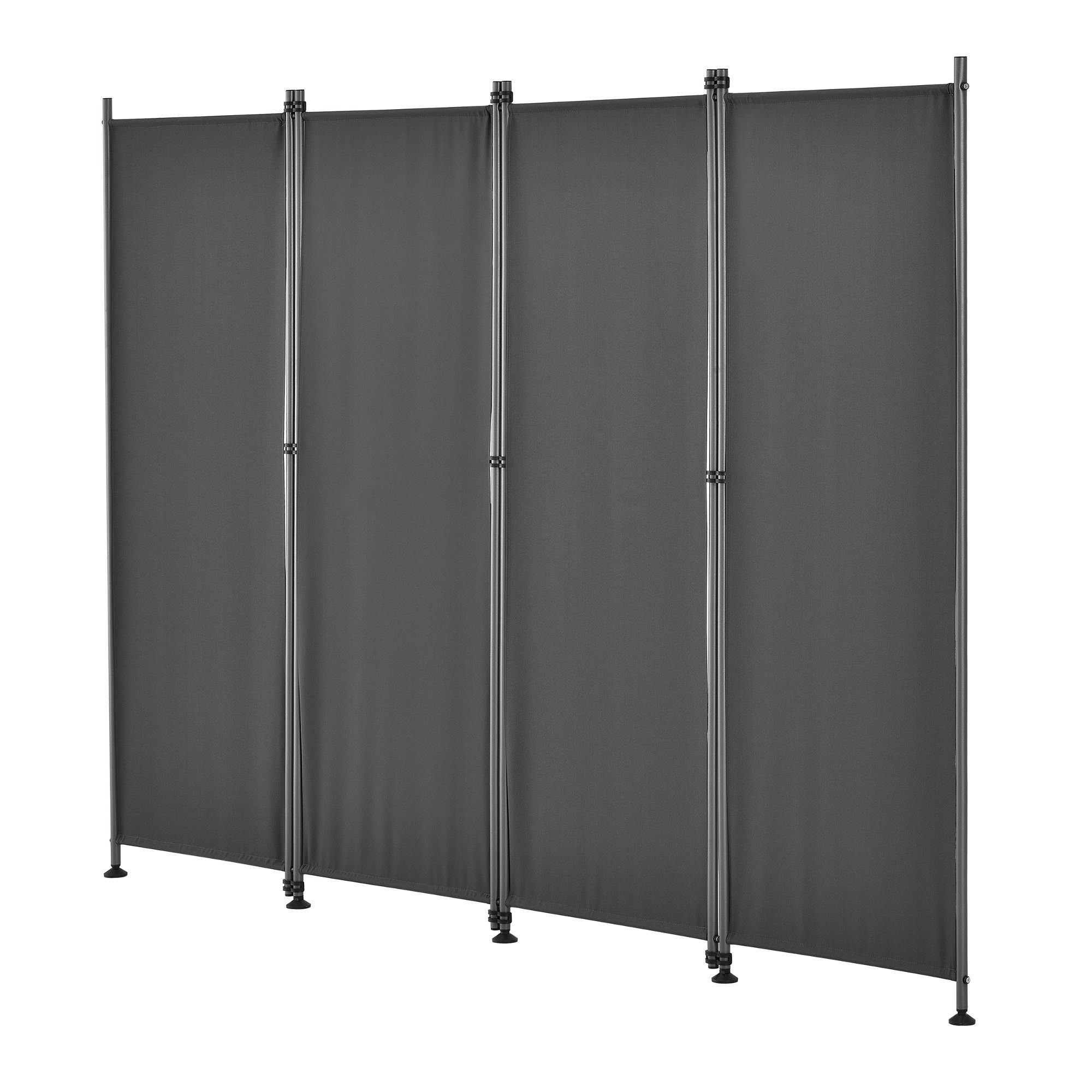 pro.tec Outdoor »Modica« Trennwand Paravent, Dunkelgrau Sichtschutz 170x215cm