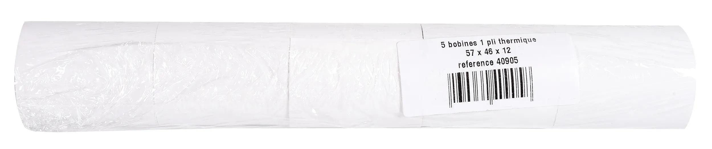 EXACOMPTA Endlospapier 50x Thermorolle für Kartenzahlung 57x46mm 24m 1-lagig 55g/m2 40905DE, Rollen Thermisches Papier