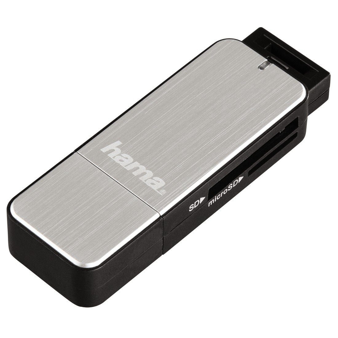 Hama Speicherkartenleser USB 3.0 Kartenleser HAMA SD/microSD Silber