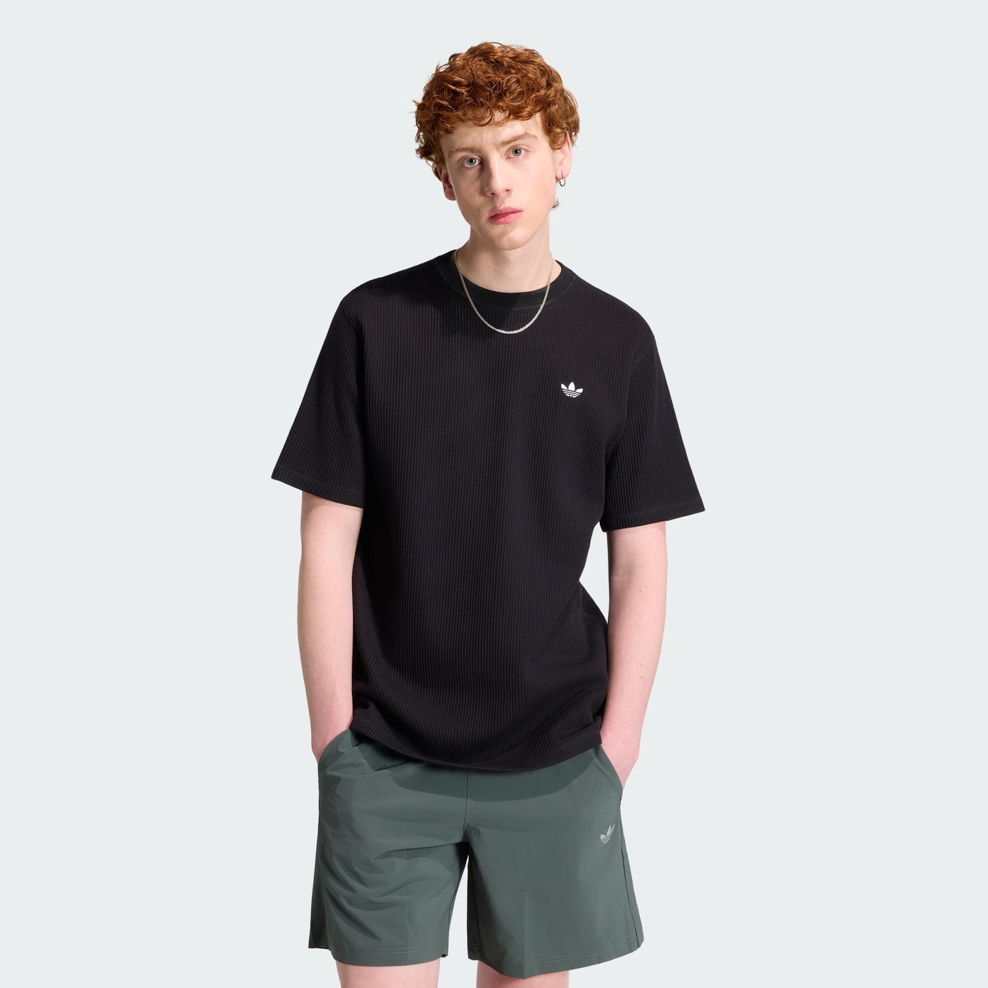 T-Shirt TREFOIL ESSENTIALS WAFFELSTRICK-T-SHIRT