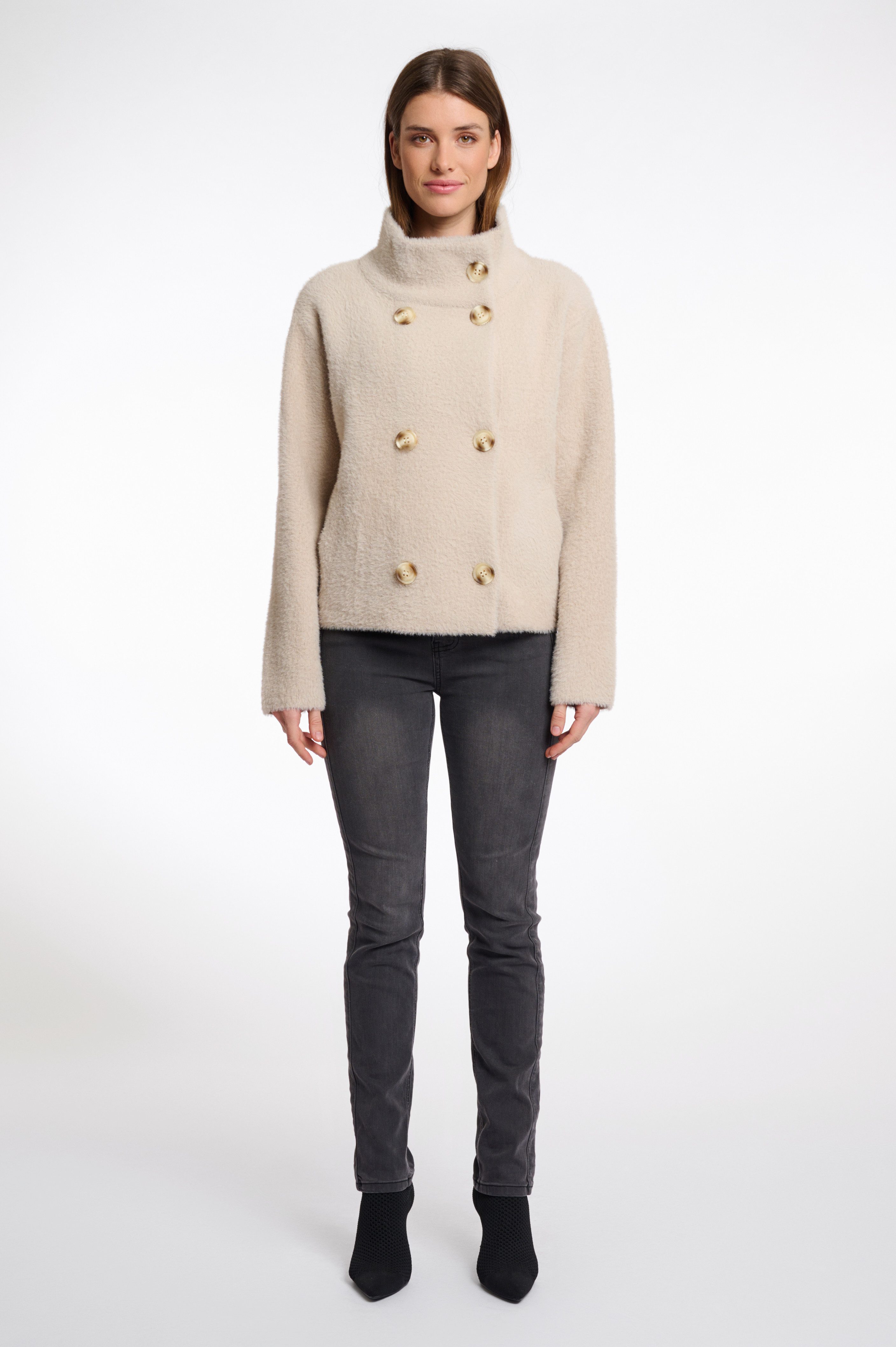 Rino & Pelle Kurzjacke BETH mit Stehkragen