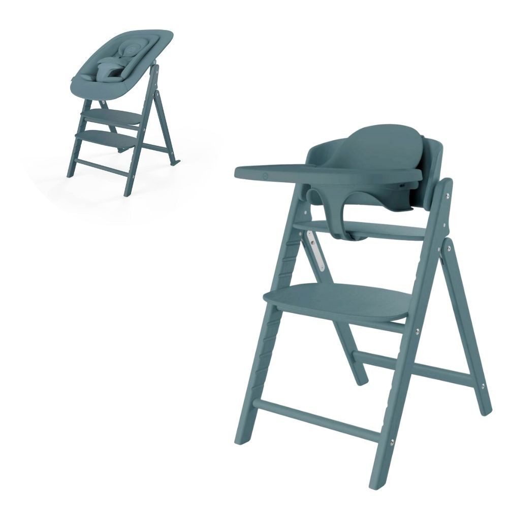 Cybex Hochstuhl Cybex Click & Fold 4-in-1 Hochstuhl (inkl. Bouncer, Babyset u. Tablet)