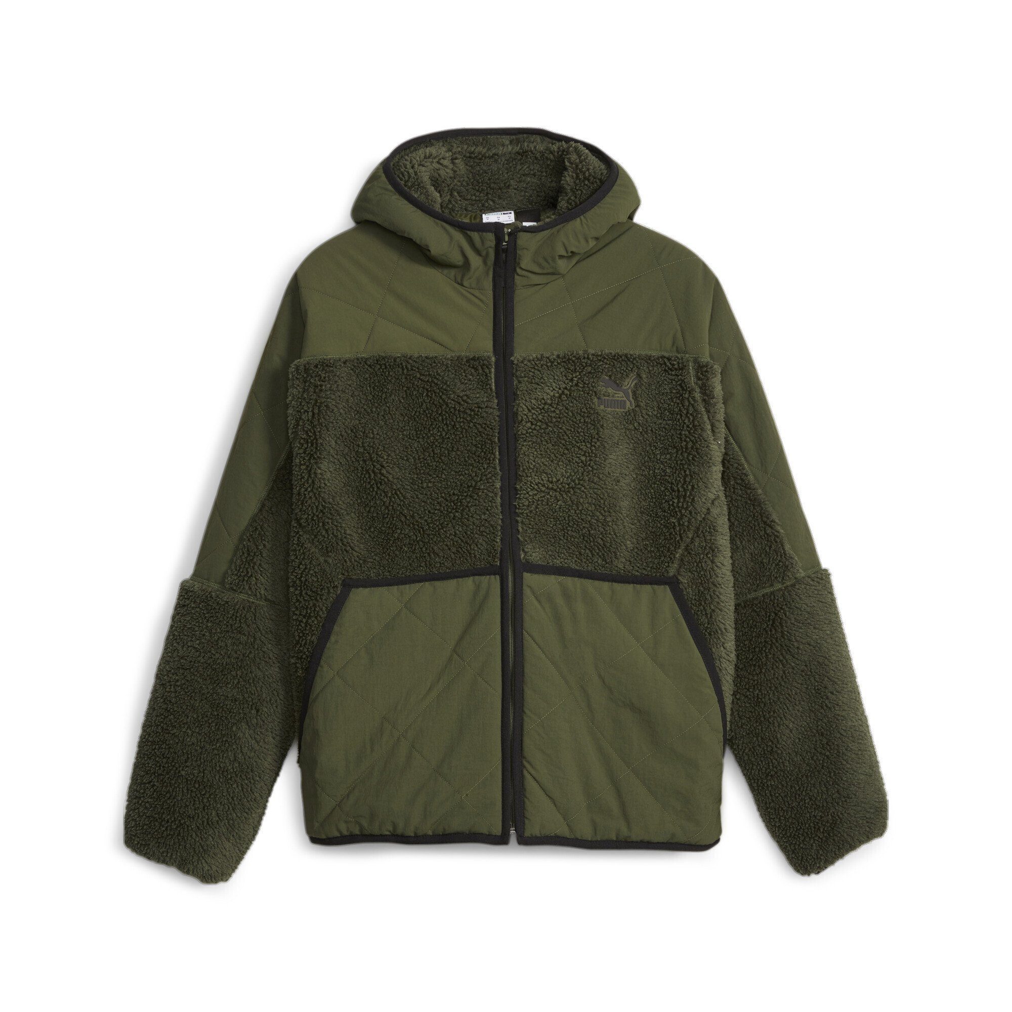 PUMA Winterjacke Classics Utility Jacke Herren Myrtle Green