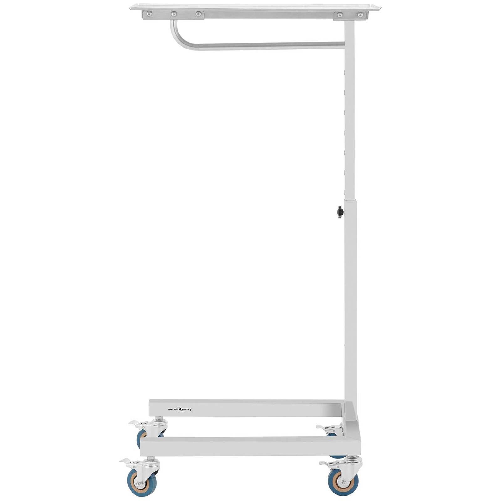 Steinberg Systems Regalwagen Instrumententisch 60 x 40cm Beistelltisch höhenverstellbar Edelstahl – Bild 5 von 5