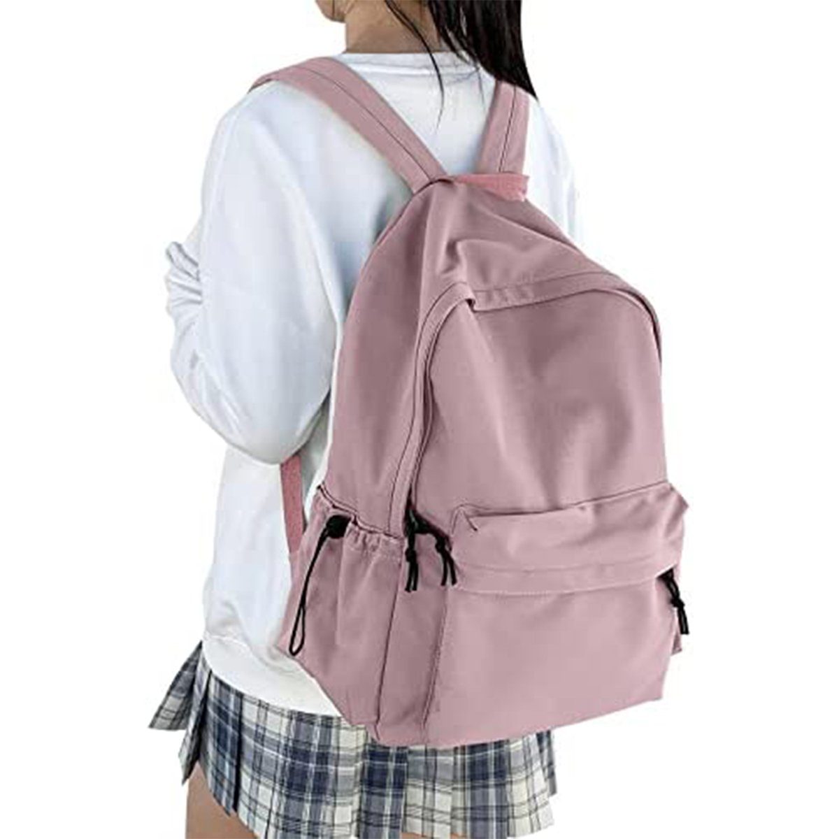 XDeer Schulrucksack Mädchen Lila Zoll Schulrucksack für Bookbag Damen Rucksack Travel Teenageralter 15,6 im Schultaschen, Laptop