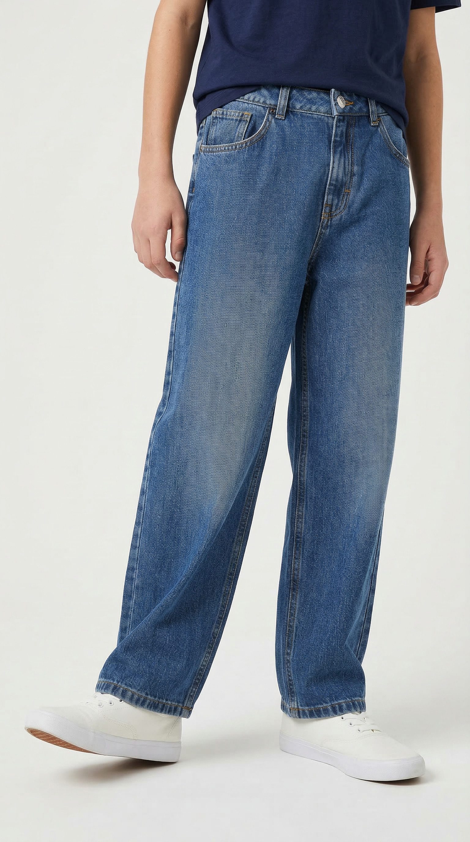 Tom Tailor 5-Pocket-Jeans Baggy Jeans- mit ausgestelltem Bein