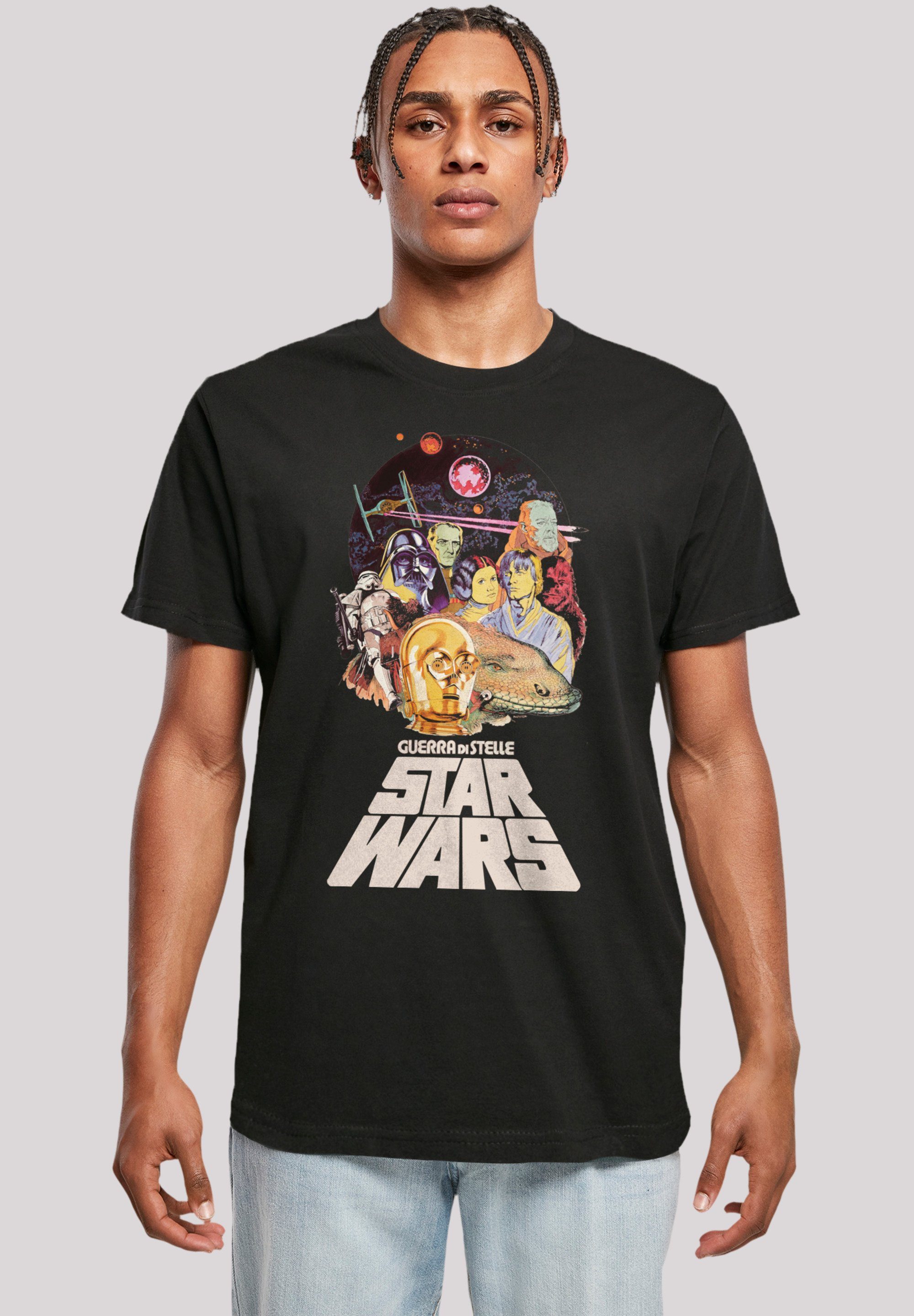 Star Wars Stelle Guerra Di Qualität T-Shirt F4NT4STIC Premium