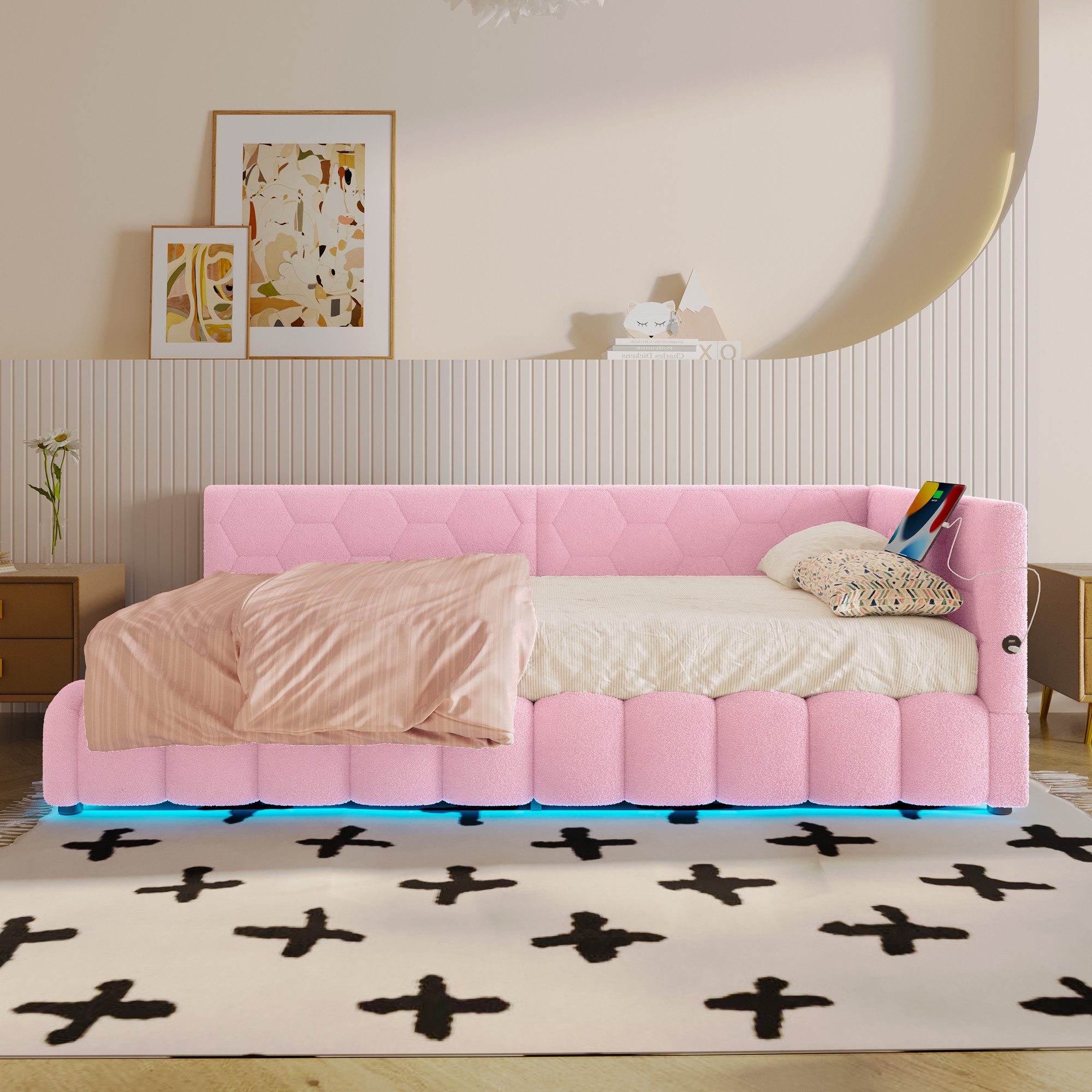 TavilaEcon Boxspringbett Daybett, Schlafsofa mit Lattenrost günstig online kaufen