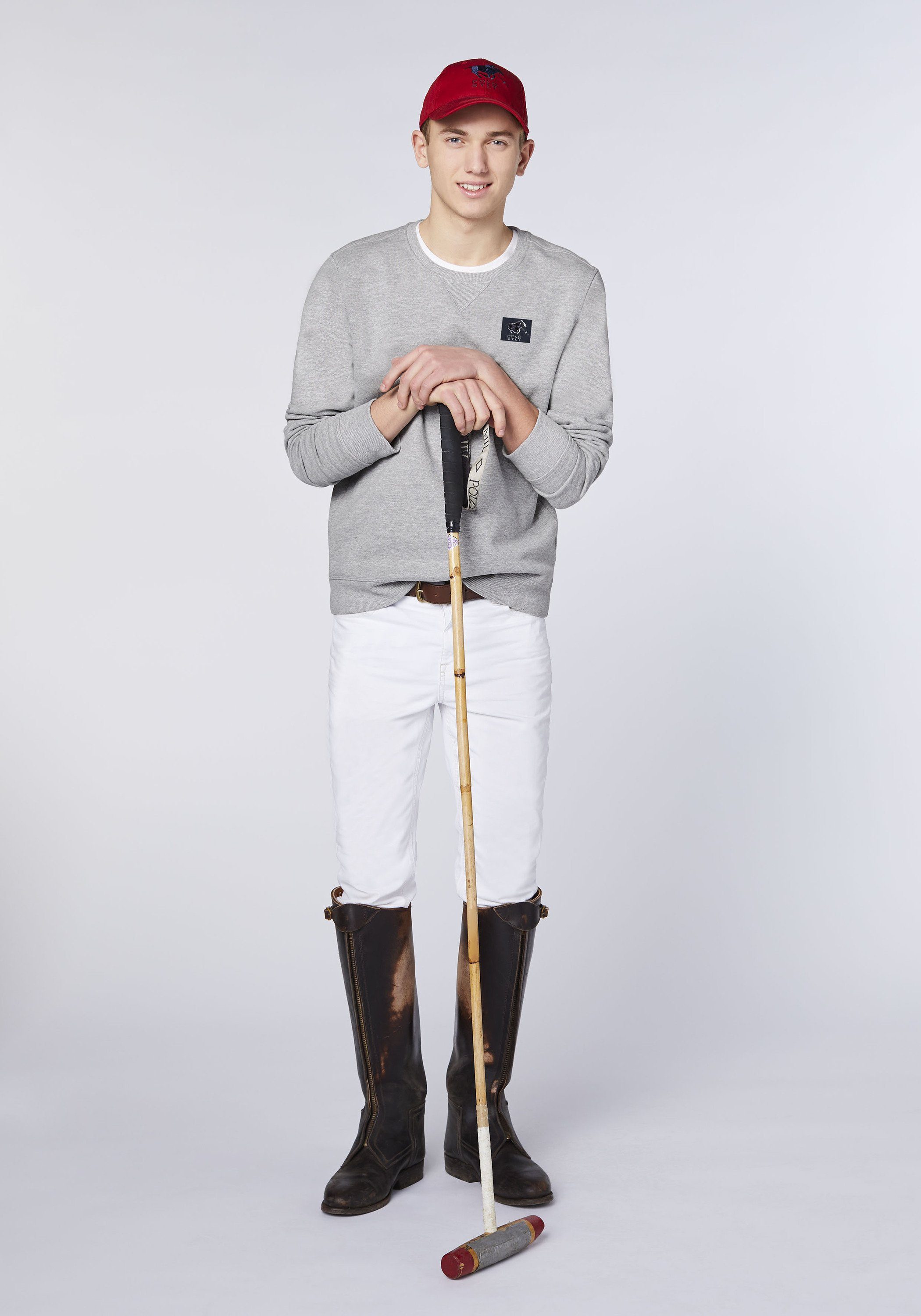 Polo Sylt Sweatshirt mit gesticktem Logo