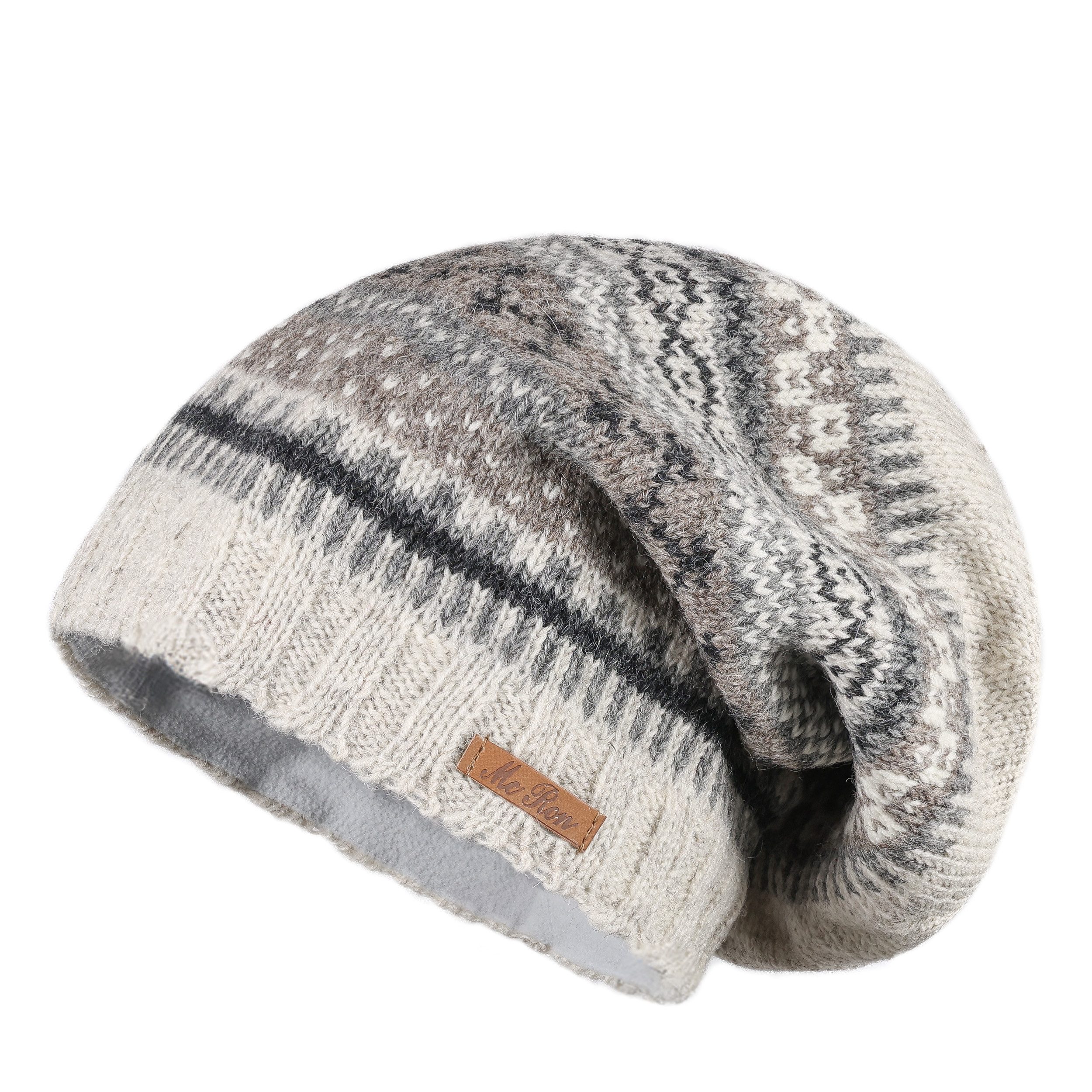 McRon Strickmütze Beanie Wollmütze Modell Magy im Norweger Design