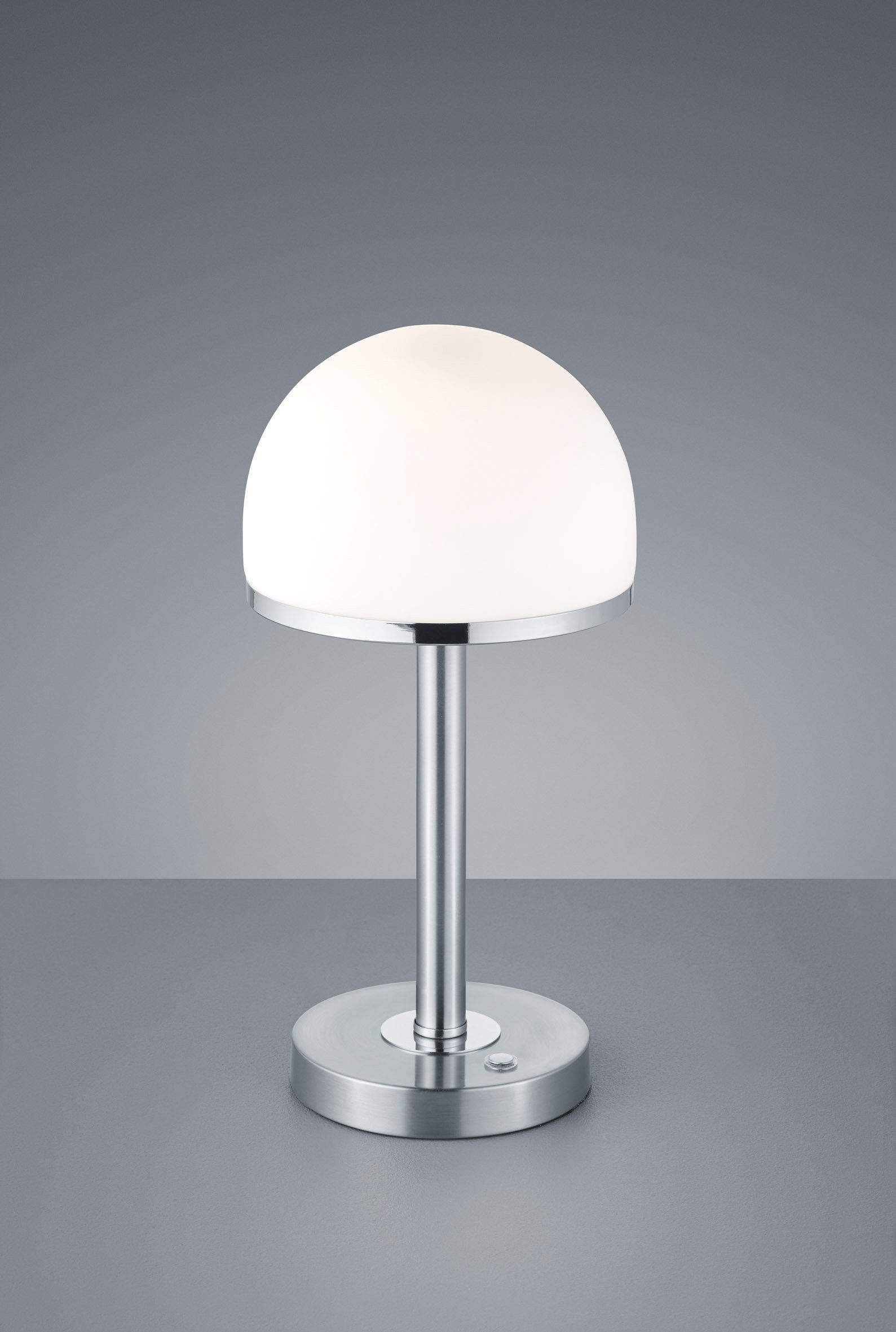 TRIO Leuchten fach Design Tischleuchte integriert, Berlin, Dimmfunktion, modernem in Warmweiß, mit 4 LED LED TOUCH-Dimmer fest Tischlampe
