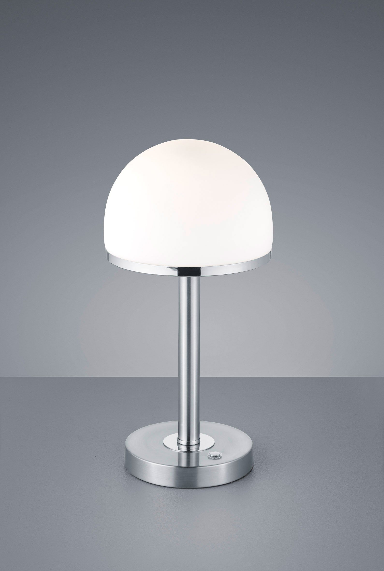TRIO Leuchten LED Tischleuchte Berlin, Dimmfunktion, LED fest integriert, Warmweiß, Tischlampe mit 4 fach TOUCH-Dimmer in modernem Design