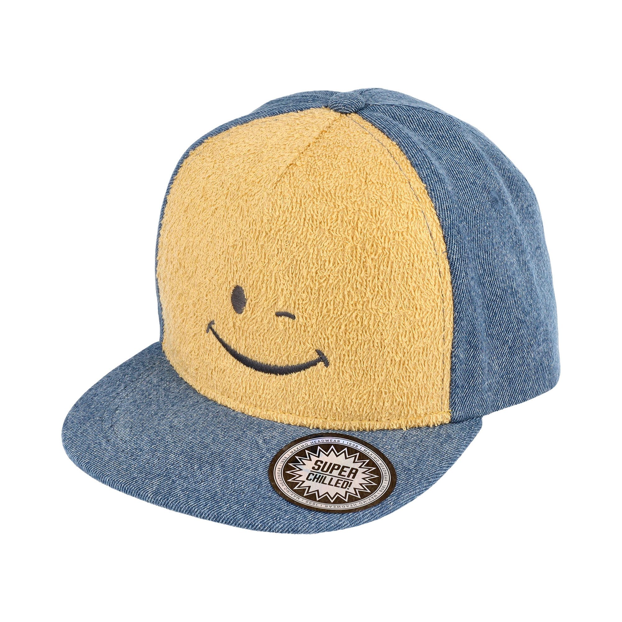 MAXIMO Baseball Cap KIDS GIRL-Cap, terry smile snap-back Verschluß (1-St)