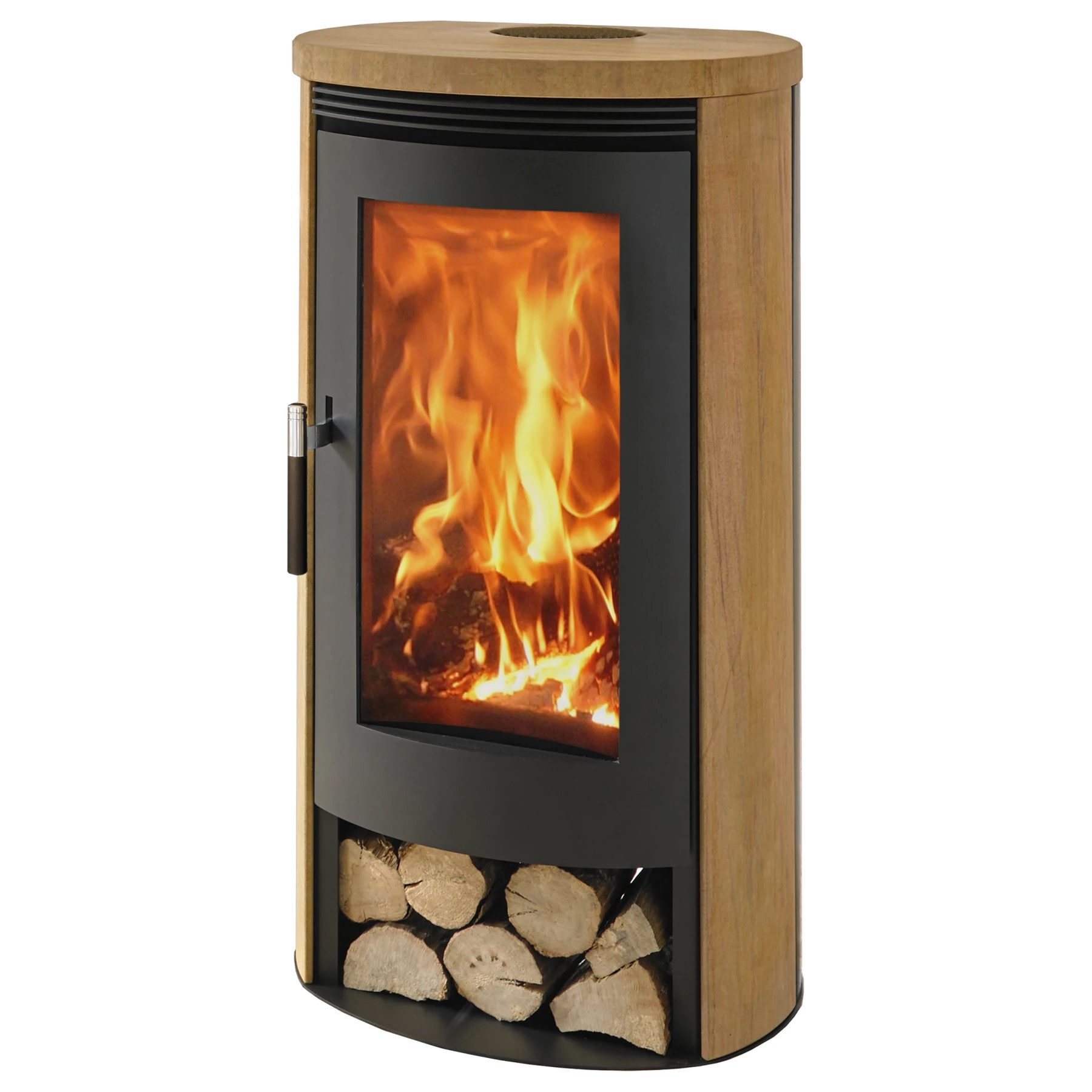 Panadero Kaminofen Panadero Kaminofen Bilbao Sandstein, 8 kW, Zeitbrand