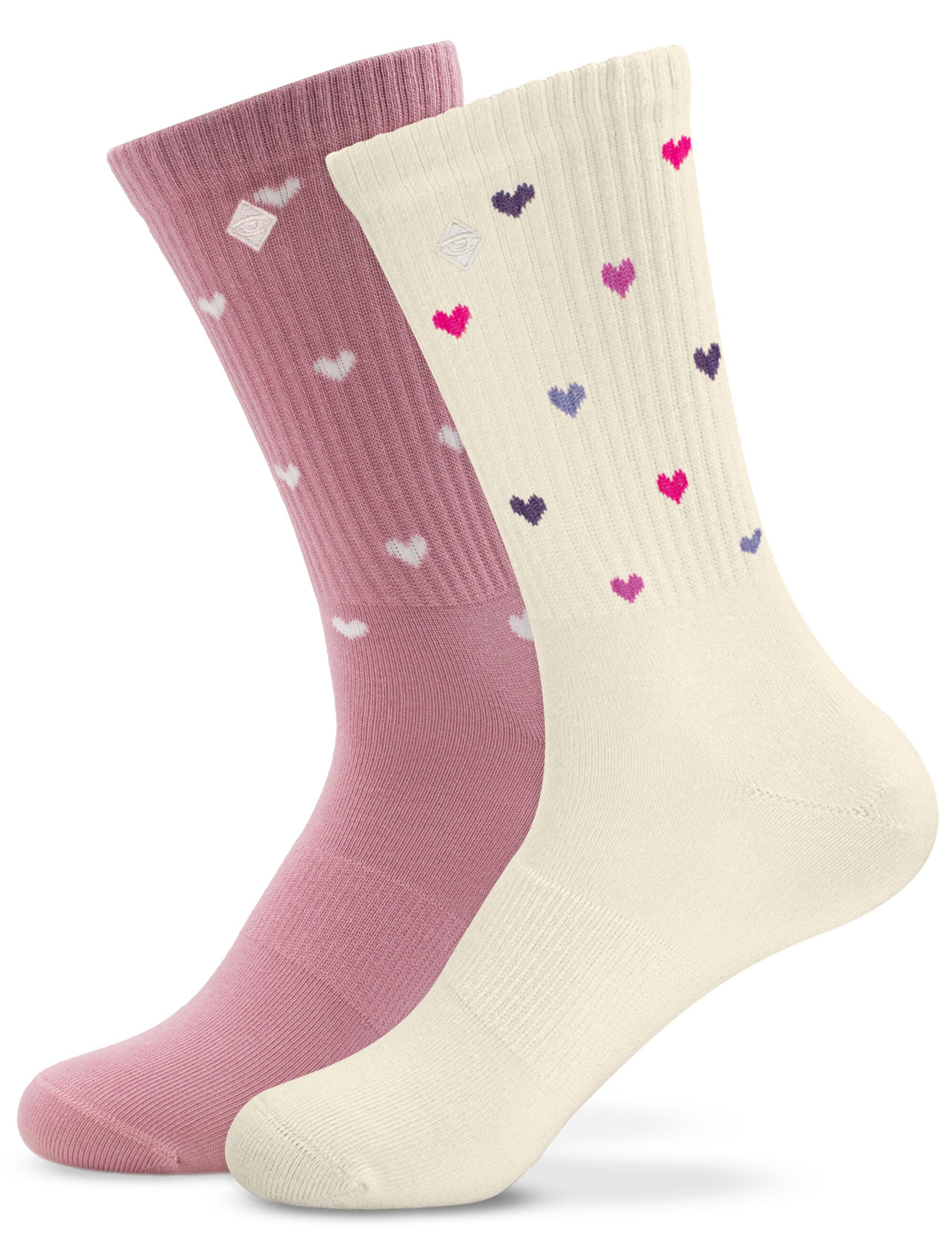 J.Clay Socken Set Hearts, Colour Hearts Made in EU