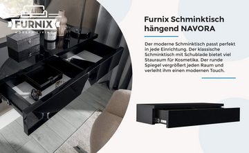 Furnix Schminktisch hängend NAVORA Frisiertisch (2-er Set Schminktisch mit Spiegel), B100 x H19,4 x T38 cm