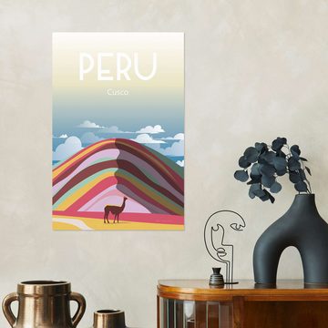 Posterlounge Wandfolie Omar Escalante, Peru, Wohnzimmer Illustration