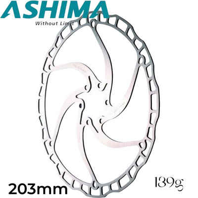 ASHIMA Scheibenbremse Ashima Ultralight ARO-08 AiRotor Fahrrad MTB Disc Bremsscheibe 203mm