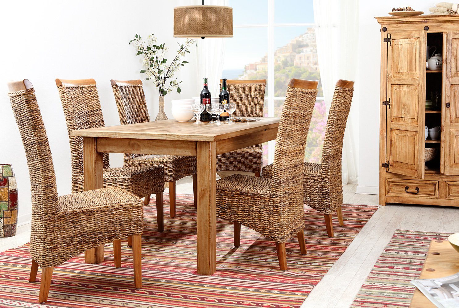 Esszimmerstuhl Geflechtstühle Geflechtstuhl Rattanstühle mediterran