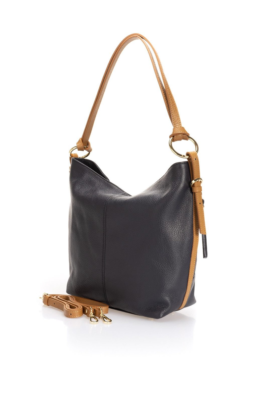 Handtasche Pia Damentasche Echtleder, Henkeltasche, Umhängetasche