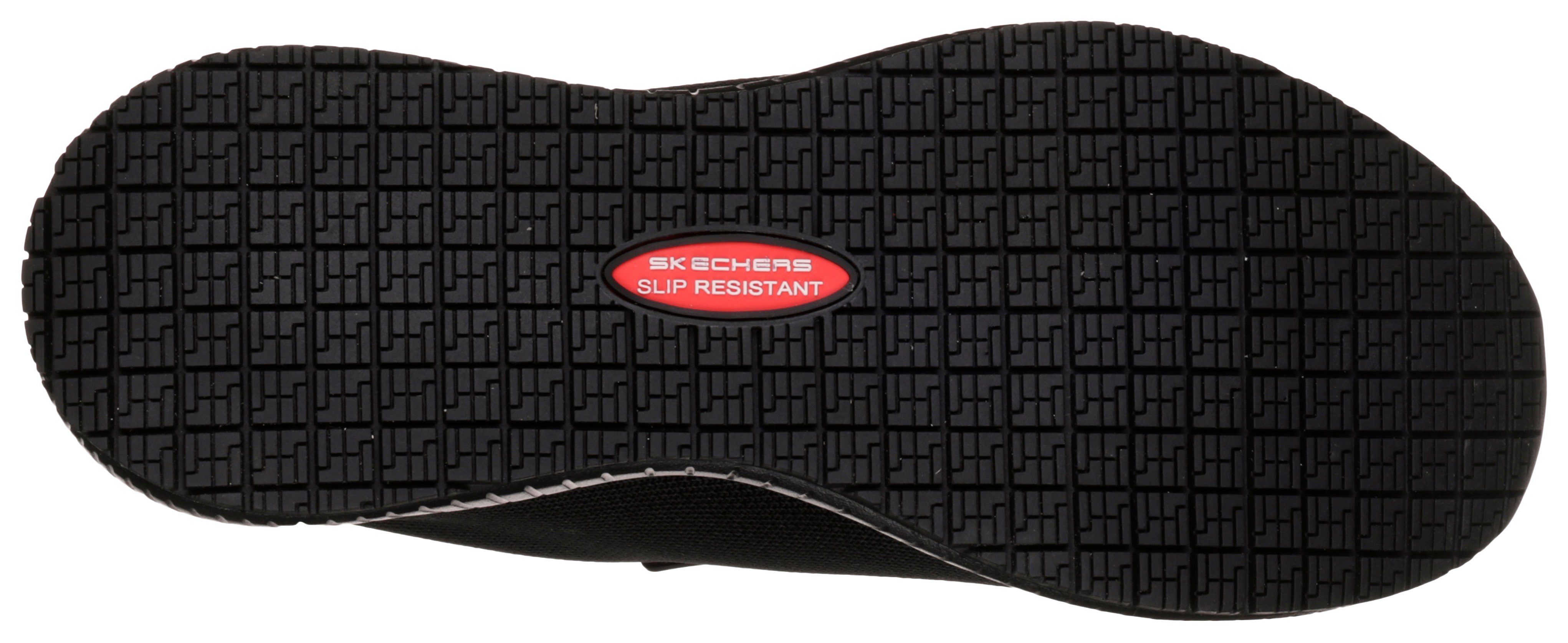 Skechers SQUAD SR Berufsschuh, Sneaker für Gastronomie & Pflege mit gepolstertem Schaftrand