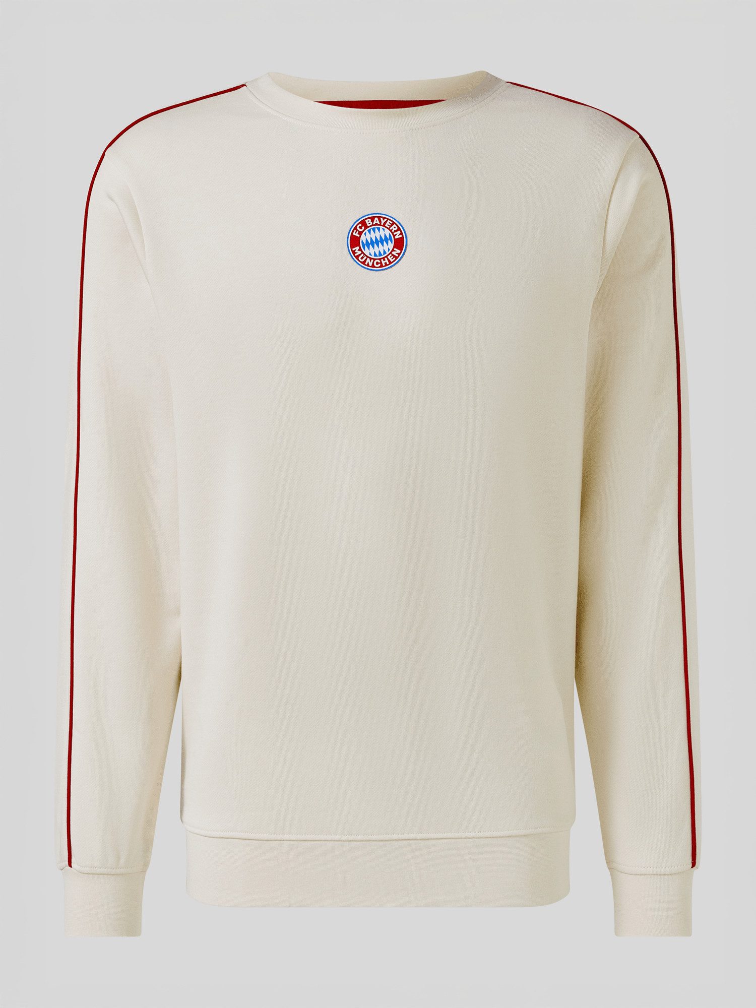 Sweatshirt FC Bayern München, Sweatshirt Essentials, Herren, Off white