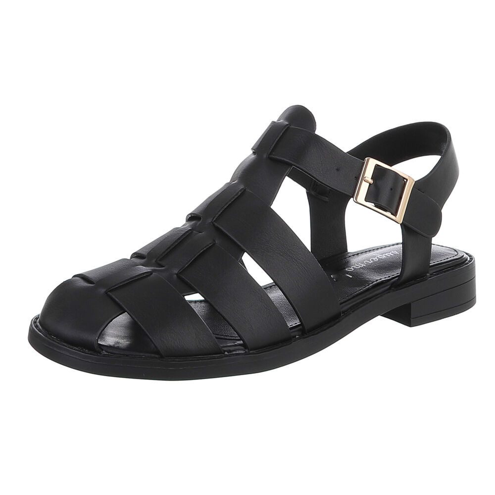Ital-Design Modische Damen-Sandalen mit Schnalle für den Sommer Riemchensan günstig online kaufen