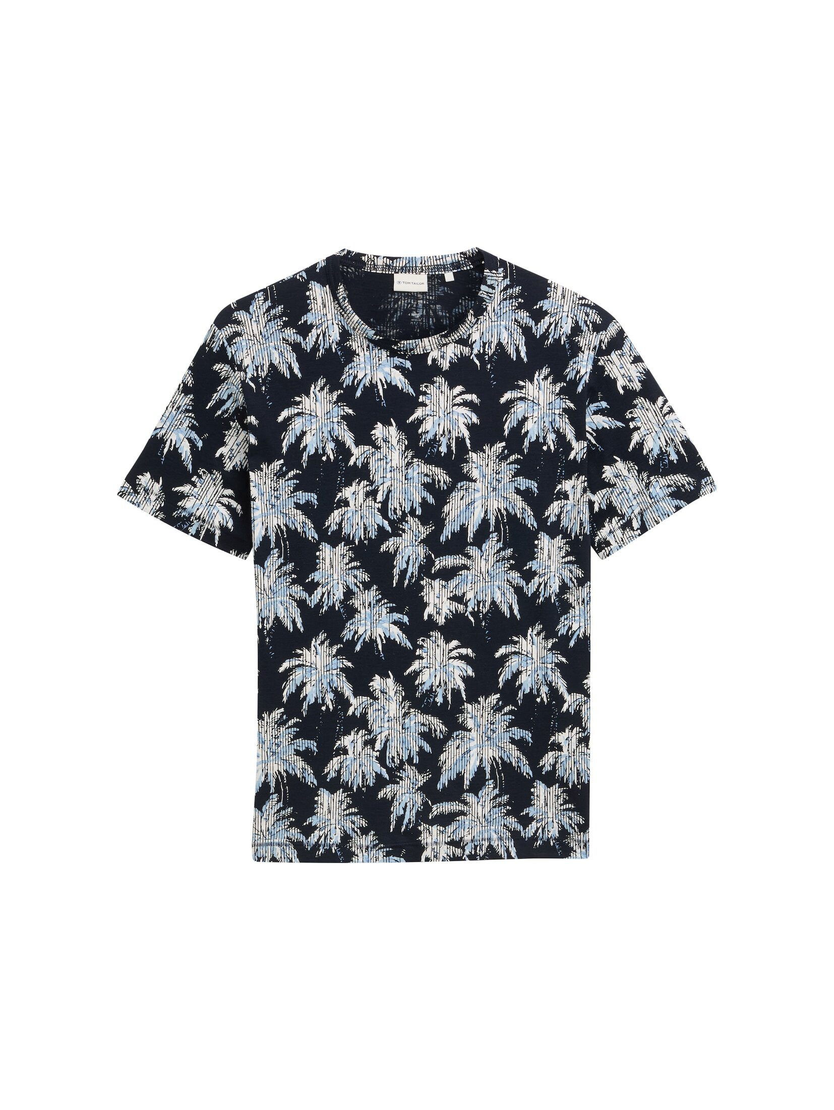 TOM TAILOR T-Shirt T-Shirt mit Palmen-Print günstig online kaufen