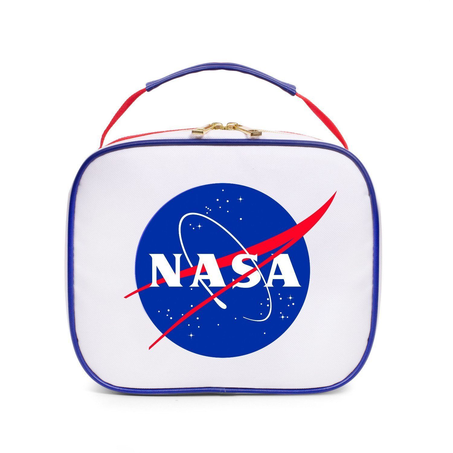 NASA Brottasche NASA Lunchtasche mit Reißverschluss - weiß