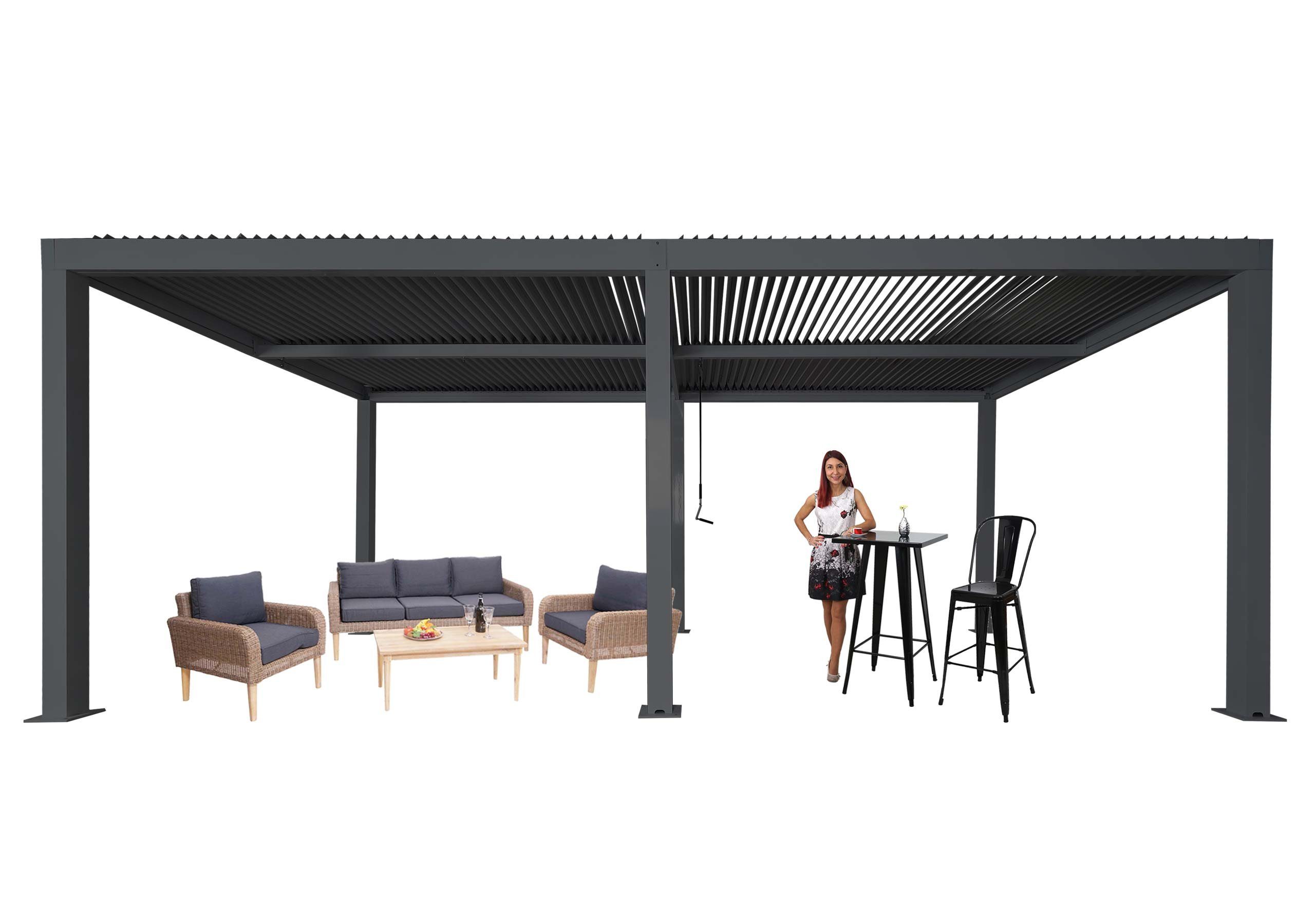 MCW Pergola MCW-L46, BxTxH: 600x300x220 cm, günstig online kaufen