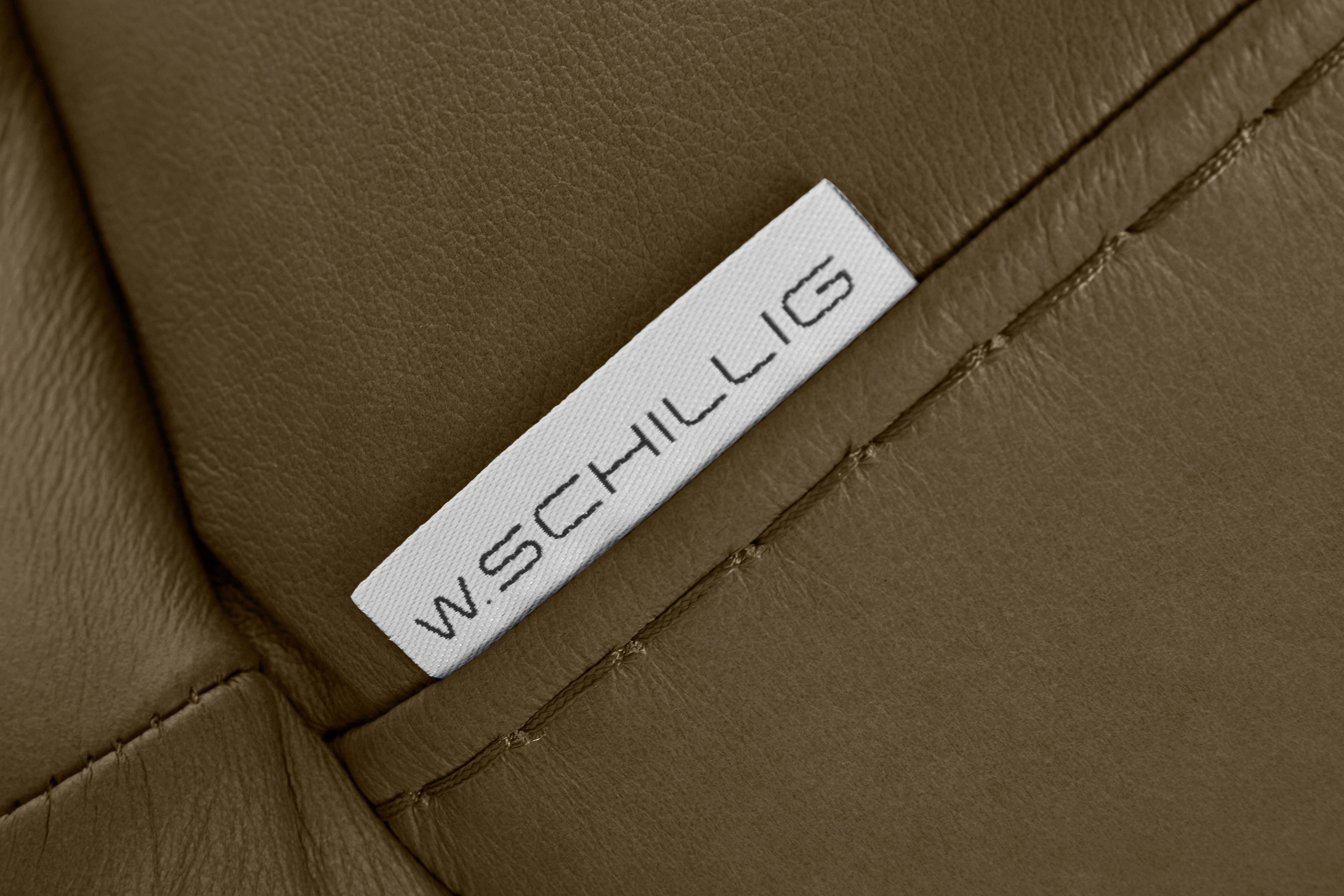 Breite Silber 232 mit cm in W.SCHILLIG montanaa, 2,5-Sitzer matt, Metallkufen
