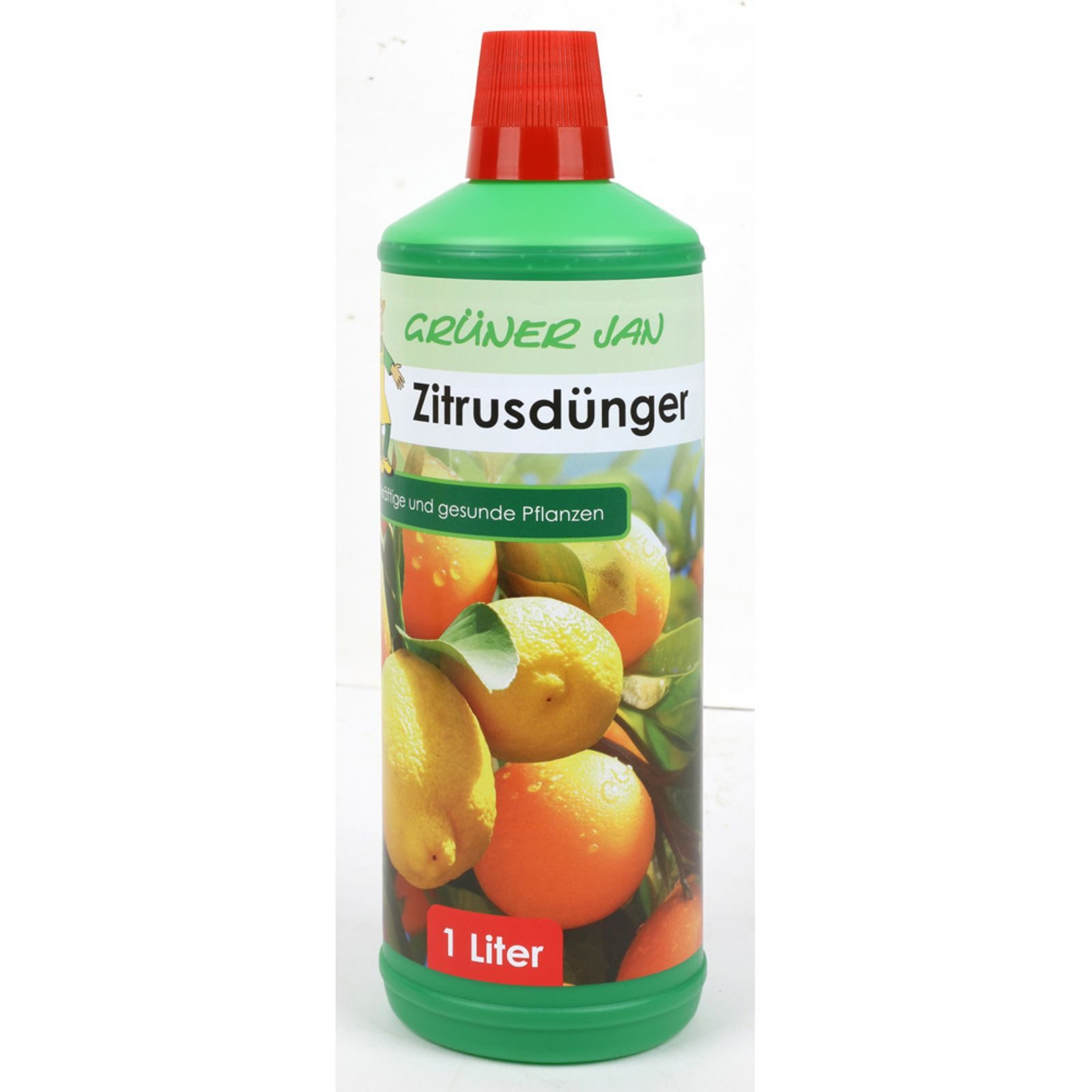 BURI Pflanzendünger GJ Zitrusdünger Zitruspflanzen Dünger 1L 7-4-5 12er Pack