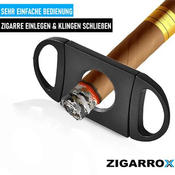 MAVURA Allesschneider ZIGARROX Zigarrenschneider Zigarrenabschneider - schneidet Zigarren, & vieles mehr - mit Edelstahl Doppelklinge