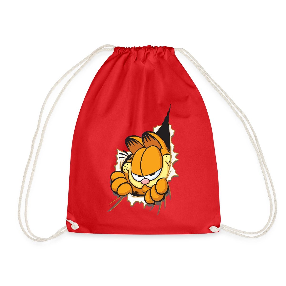 Turnbeutel Garfield Hier Ist Garfield Turnbeutel